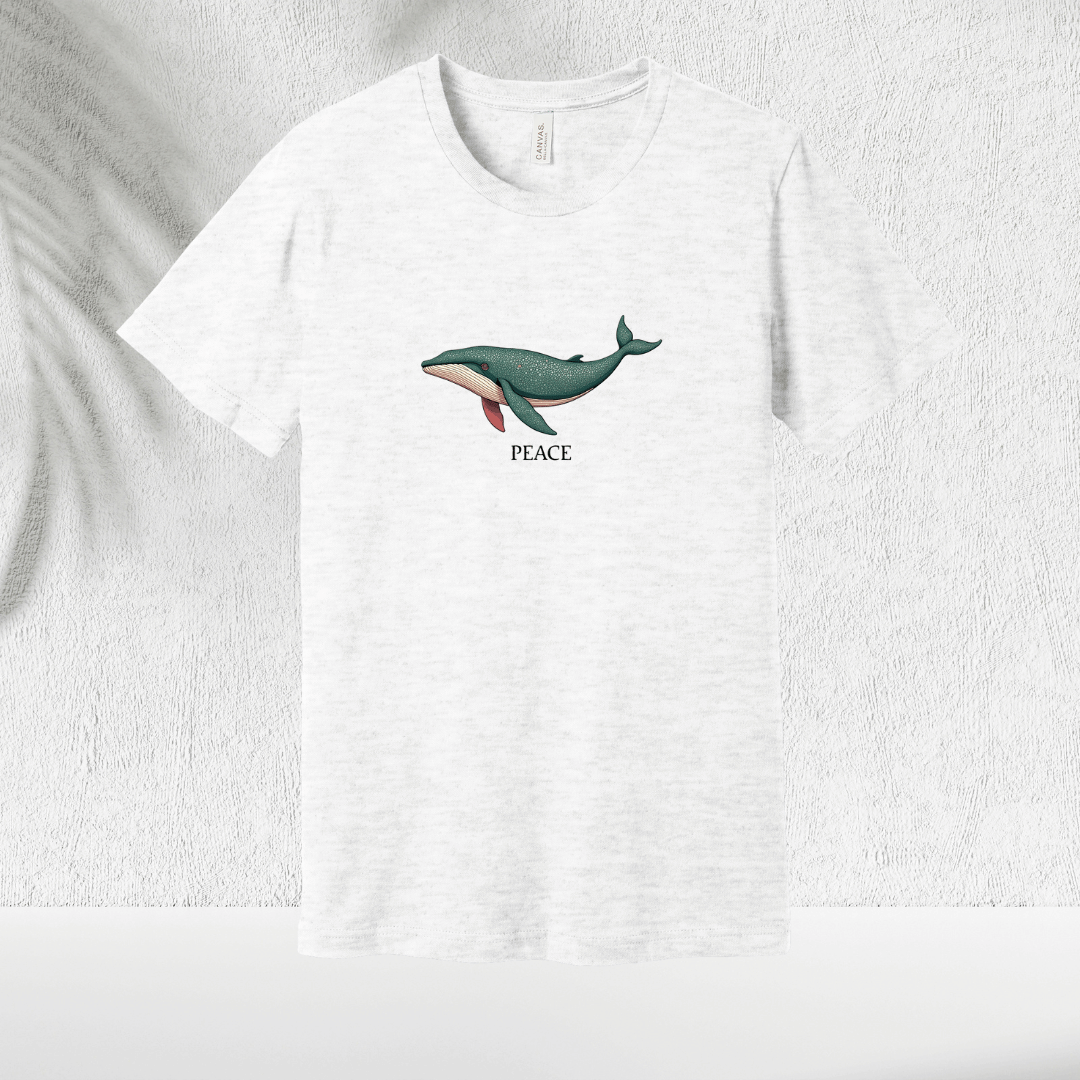 Whale Peace T-Shirt - Chicasana